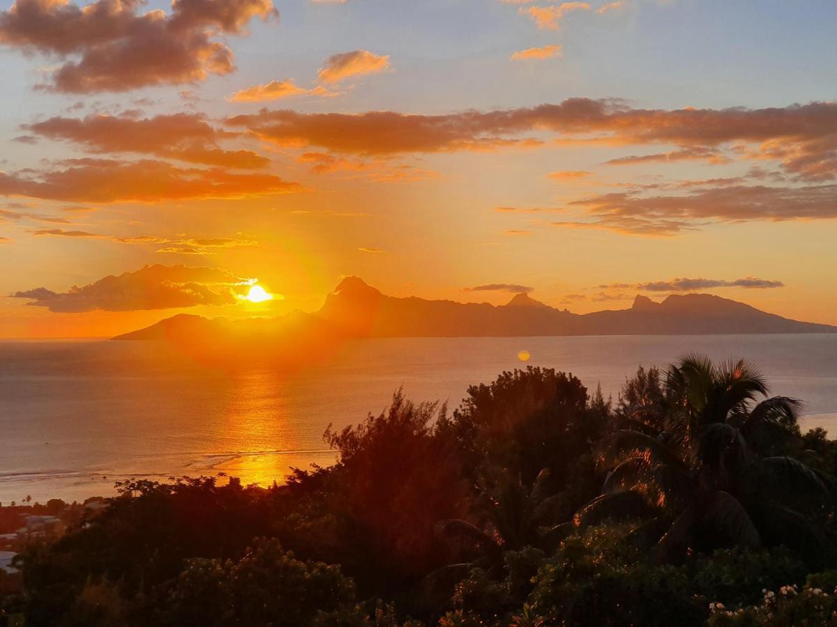 Jolie Maison Vue Ocean Et Moorea Punaauia  Εξωτερικό φωτογραφία