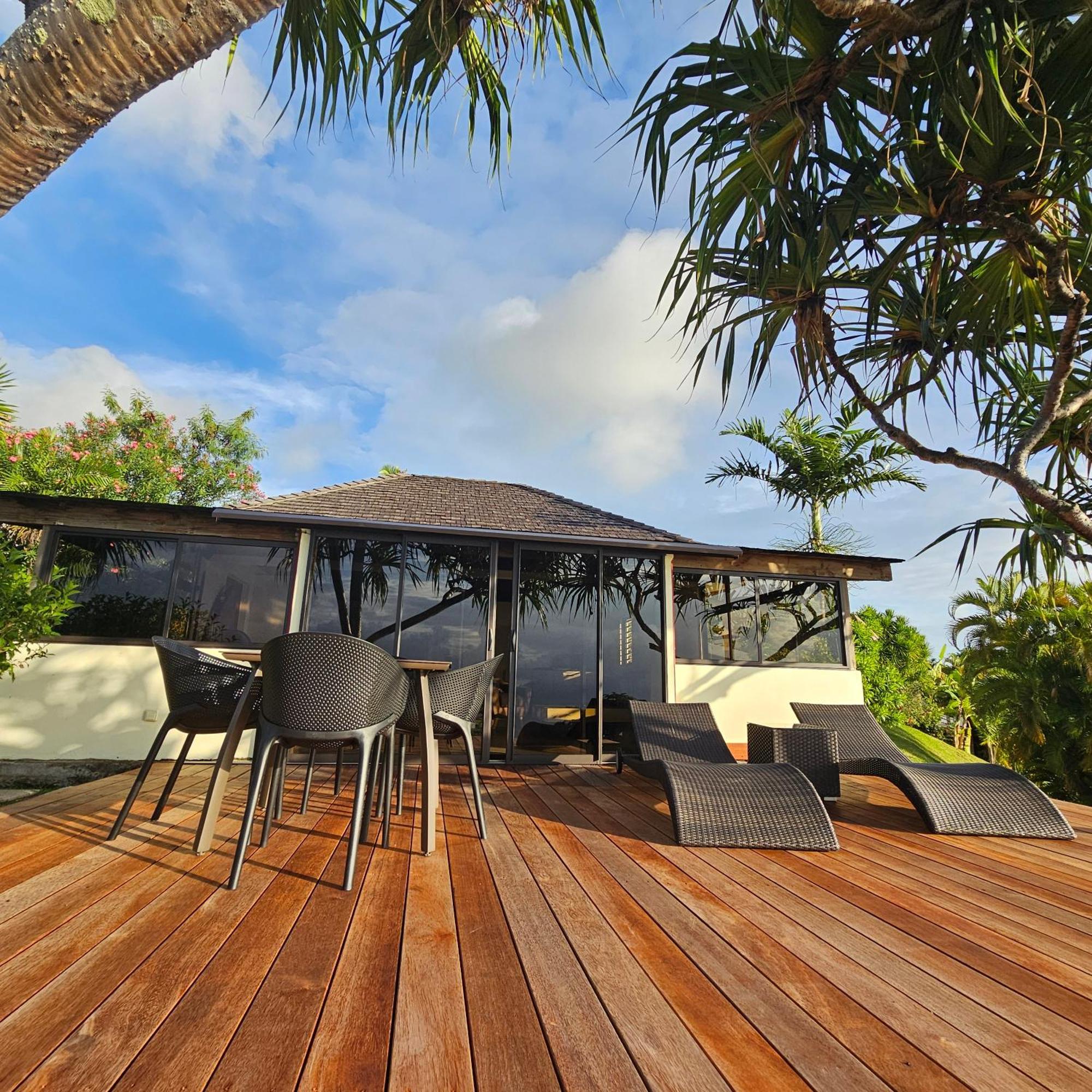 Jolie Maison Vue Ocean Et Moorea Punaauia  Εξωτερικό φωτογραφία